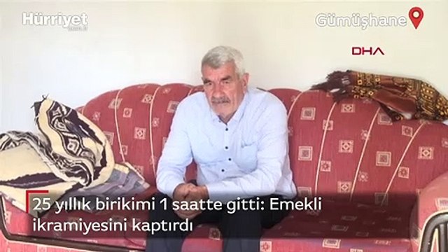 Emekli ikramiyesini dolandırıcılara kaptırdı
