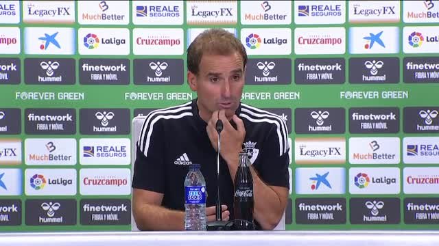 Arrasate: El segundo tiempo ha sido un poco querer y no poder