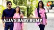Alia Bhatt Shows Her Baby Bump In Outing With Hubby Ranbir