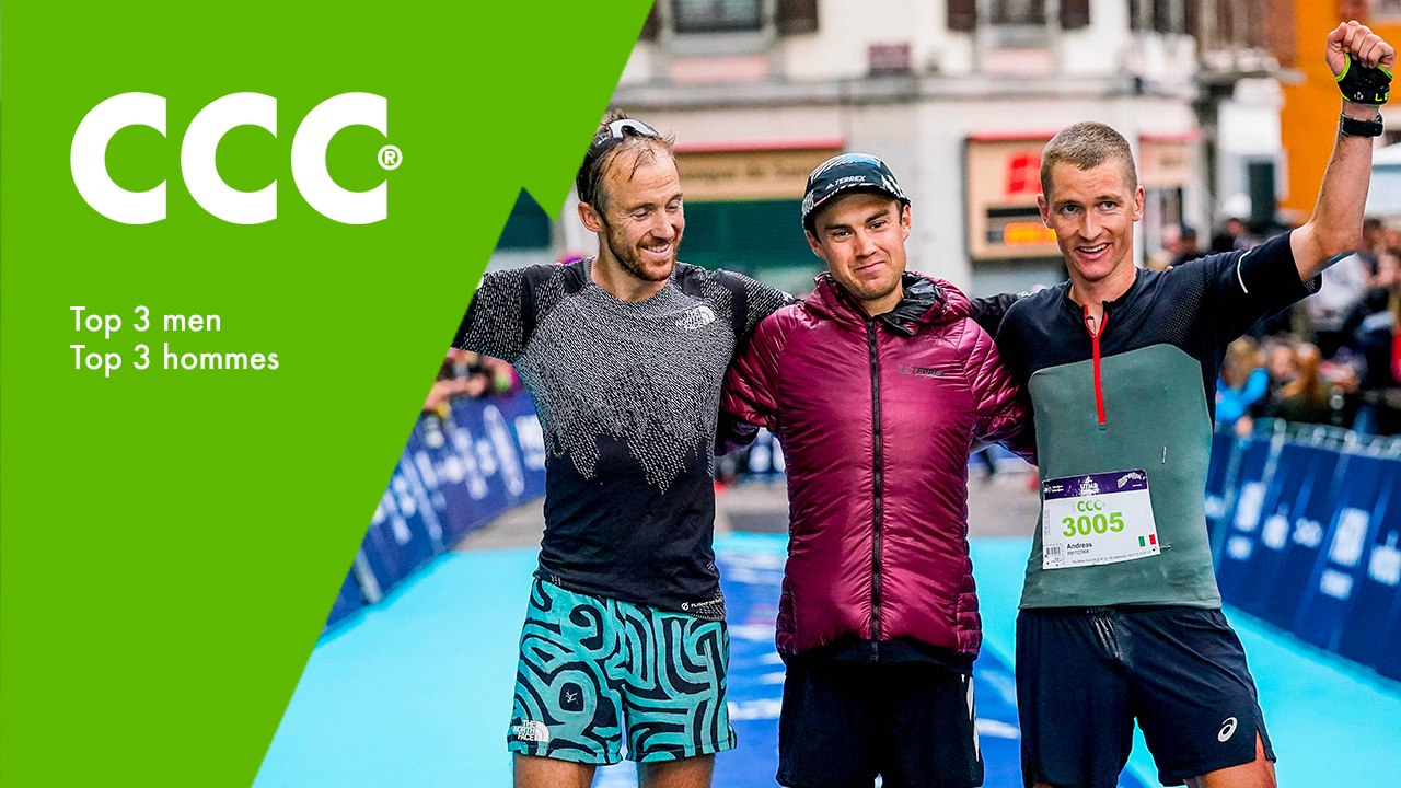 UTMB Mont-Blanc 2022 - CCC - Men - Top 3