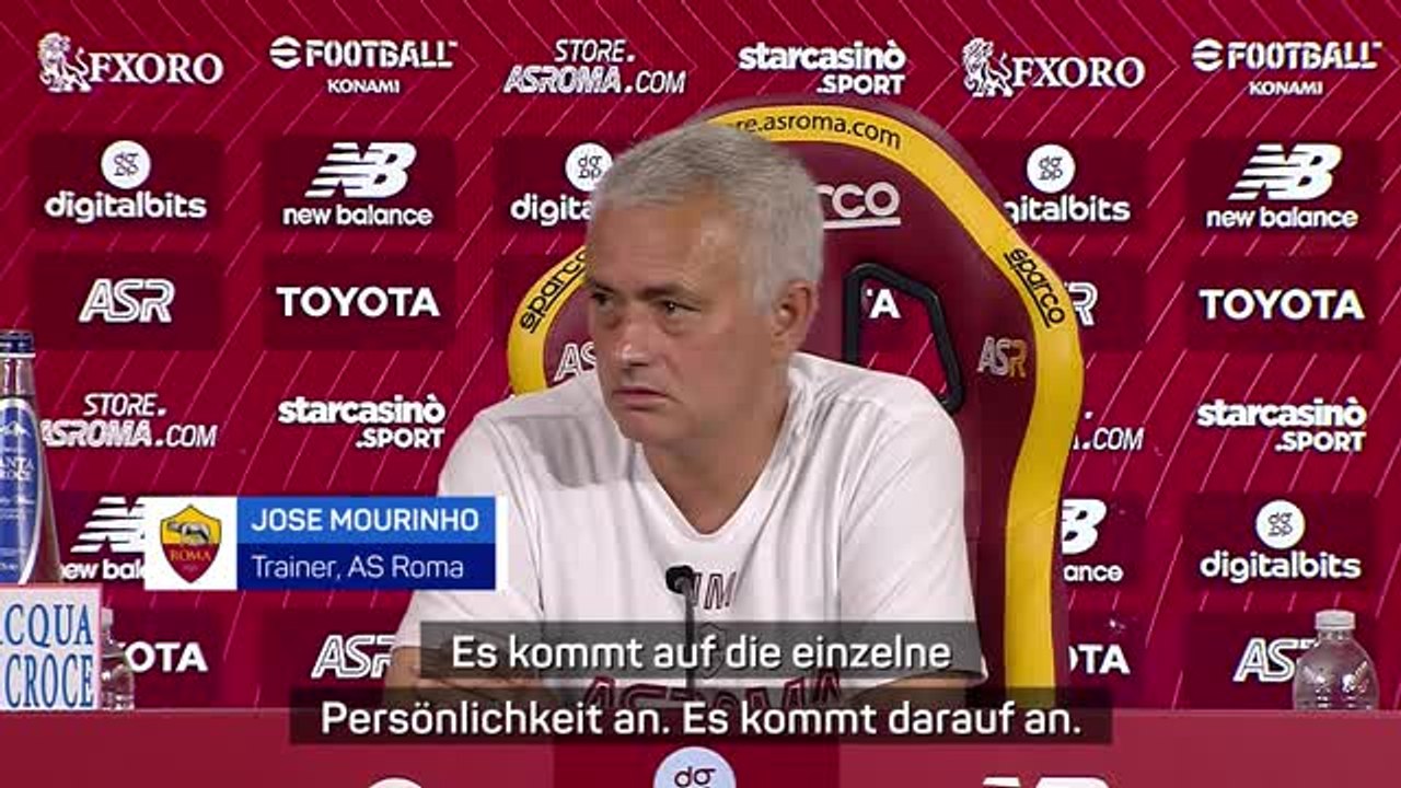 Mourinho: “Dybala hat ein Babygesicht, aber...”