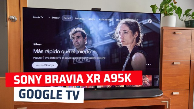 Así funciona Google TV en un Sony Bravia XR A95K