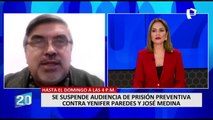 Alex Paredes sobre reprogramación de audiencia contra Yenifer: 