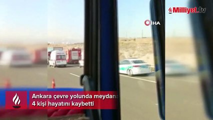Ankara'da korkunç kaza! 4 kişi hayatını kaybetti