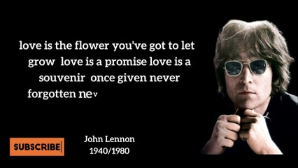 John Lennon quotes,The BEST JOHN LENNON QUOTES Of ALL TIME! powerful life quotes