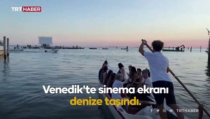 Venedik sularında film keyfi