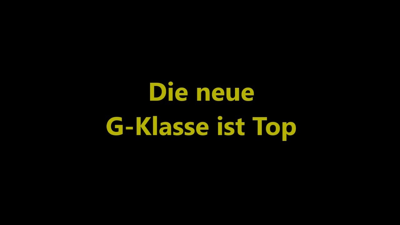 die neue G Klasse und meine Erfahrungen aus 2022