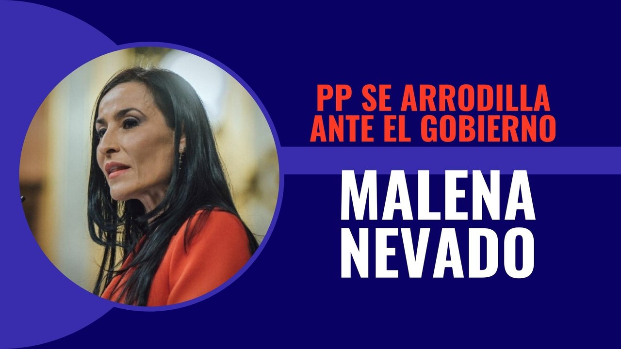 Malena Nevado (VOX): “El PP se ha vuelto a arrodillar ante el Gobierno”
