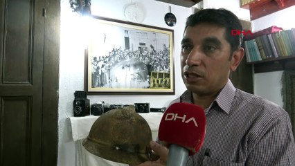 'Büyük Taarruz' alanında 100 yıllık miğfer ve mermiler bulundu