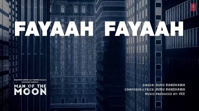 Guru Randhawa - Fayaah Fayaah - Audio - Man of The Moon - 2022
