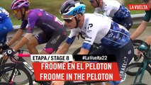 Froome en el peloton / Froome in the peloton - Étape 8 / Stage 8 | #LaVuelta22