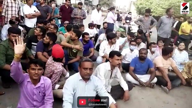 જૂનાગઢમાં બિસ્માર-ધૂળિયા રસ્તાને લઈ લોકો રસ્તા ઉપર ઉતર્યા: ચક્કાજામ કર્યો