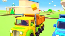 Helper Cars cartoons. Learning colors & numbers in English. 3D animation series.