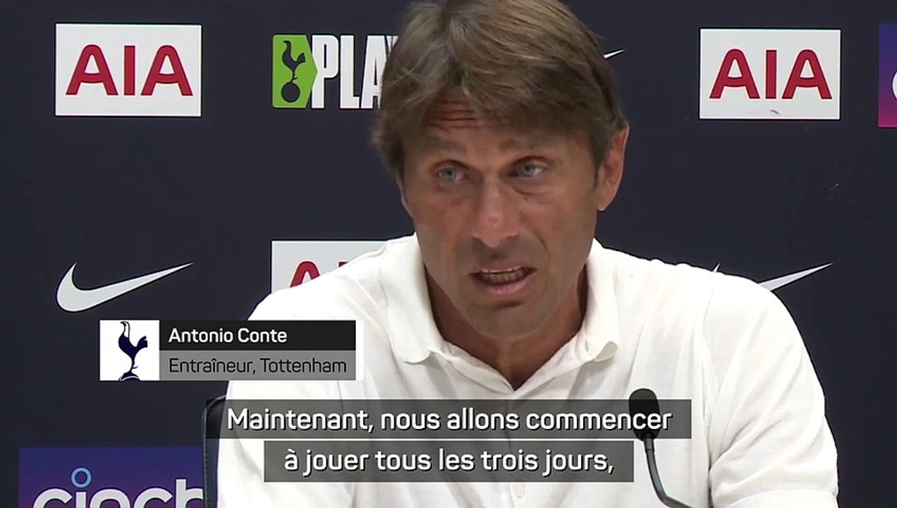 Tottenham - Conte : "Avec les matches tous les trois jours, on va voir les grosses équipes"