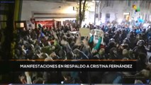 teleSUR Noticias 11:30 27-08: Realizan muestras de solidaridad con Cristina Fernández