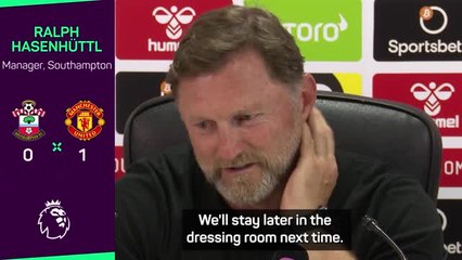 Hasenhuttl's plan to stop early second-half goals