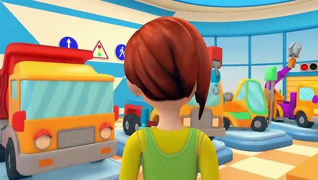 Car cartoons full episodes & construction vehicles play car games for kids - Cars and trucks.