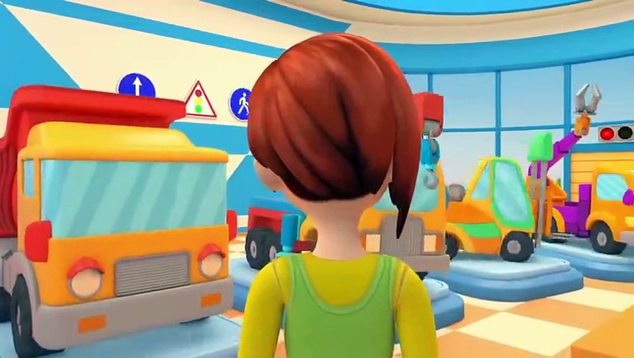 Car cartoons full episodes & construction vehicles play car games for kids - Cars and trucks.