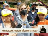 91 niños trujillanos disfrutan primera etapa del plan vacacional de la Fundación El Niño Simón