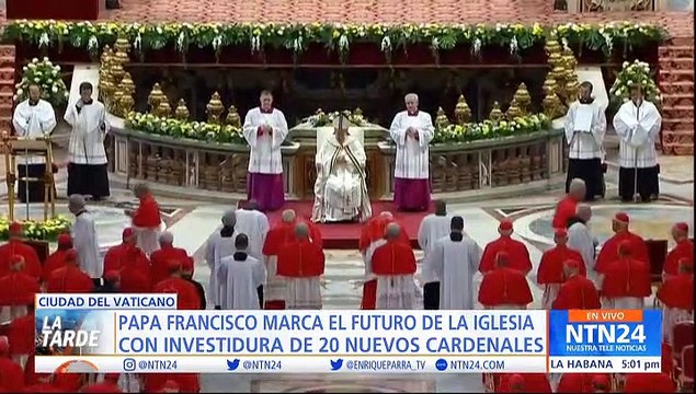 Papa nombra 20 cardenales