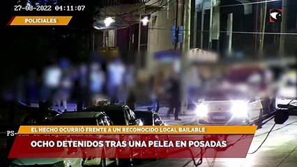 Ocho detenidos tras una pelea en Posadas