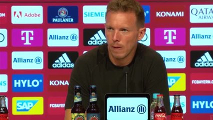 下载视频: FOOTBALL: Bundesliga: Bayern Munich & Borussia Monchengladbach post-match reaction (Nagelsmann, Farke)