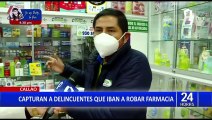 Callao_ Capturan a delincuentes durante asalto a farmacia