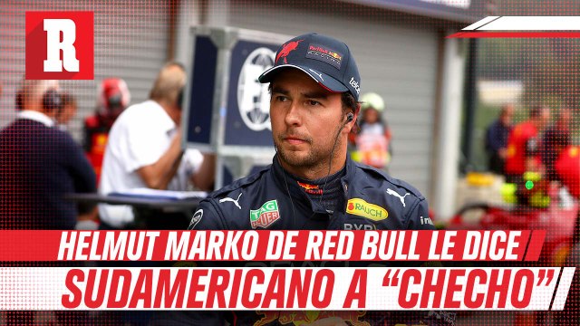 Helmut Marko señala altibajos de Checo Pérez y lo llama Sudamericano