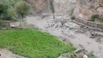 Flood in Gilgit Baltistan. گلگت بلتستان کا علاقہ ضلع نگر وادی ہوپر میں سیلاب کی تباہ کاریاں خوفناک مناظر یا اللہ رحم فرما