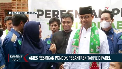 Anies Baswedan Resmikan Pondok Pesantren Tahfidz Difabel