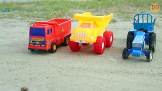 DIY Tractor __ JCB Loading Sand in Diy Tractor_ Mini Truck _ Tripper Truck __ Keep Villa __ DS TOY