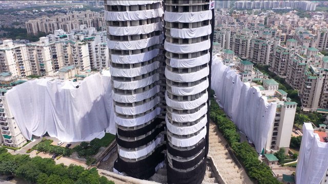 Twin Tower Blast: जानिए कैसे गिराई जाती हैं ट्विन टावर जैसी इमारतें | Supertech Twin Tower Noida
