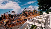 Bobsleds Roller Coaster (Seabreeze Amusement Park - Irondequoit, New York) - Roller Coaster POV Video - Front Row