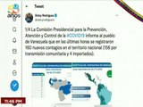 COVID-19 | Venezuela registró 156 casos comunitarios, 4 importados y 534.443 pacientes recuperados
