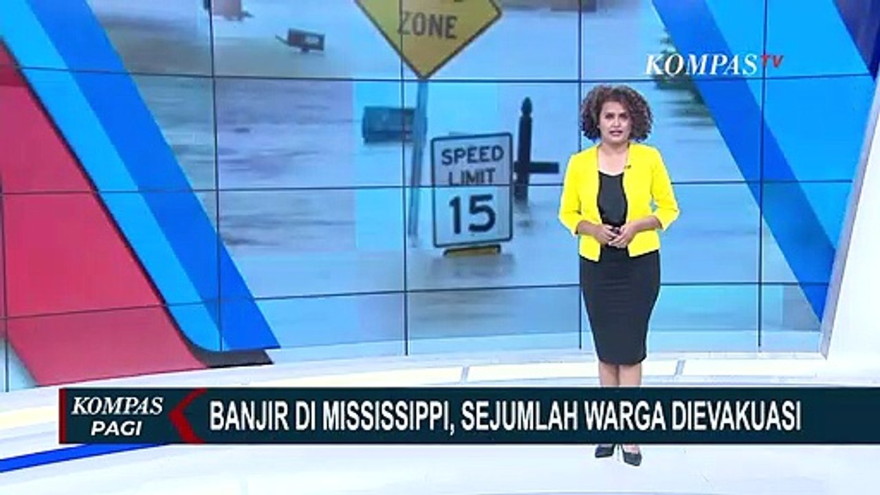 Hujan Deras dan Banjir Bandang Sebabkan Banjir di Mississippi, Sejumlah Warga Dievakuasi