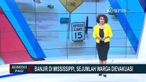 Hujan Deras dan Banjir Bandang Sebabkan Banjir di Mississippi, Sejumlah Warga Dievakuasi