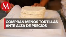 Viene incremento en precio de platillos por alza en el kilo de tortillas