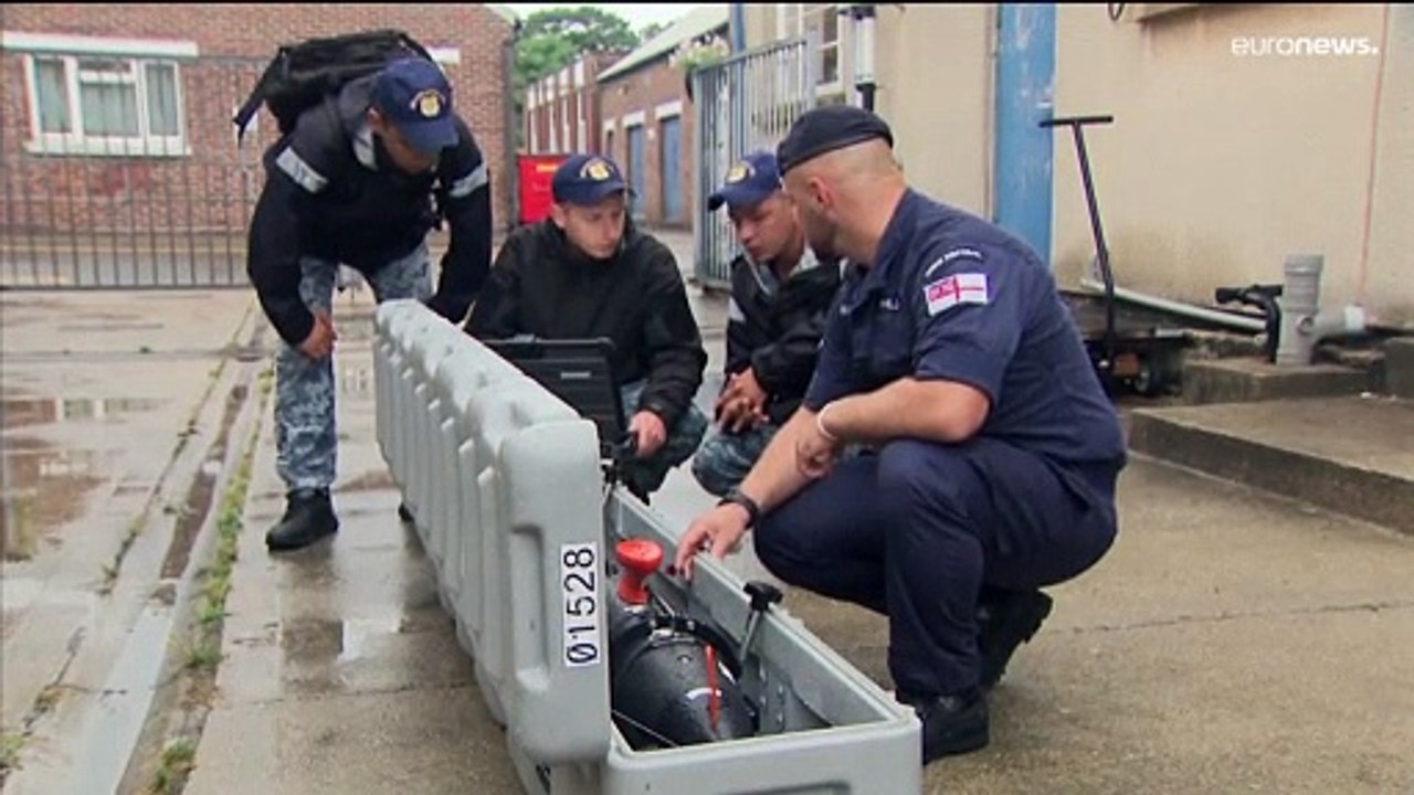 Entminung der Häfen: Ukrainische Soldaten werden in England ausgebildet