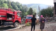 Kastamonu'da köyde çıkan yangında 10 ev kül oldu