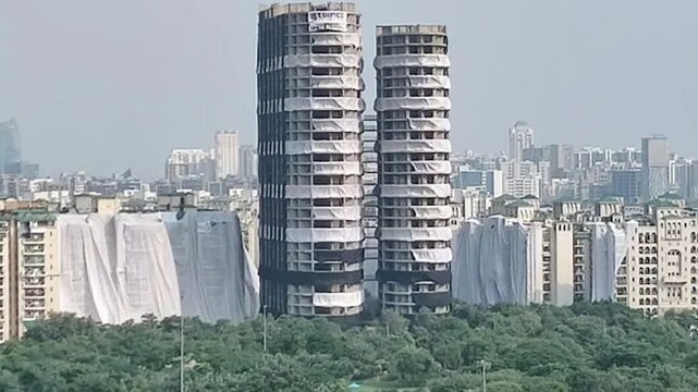 NDRF deployed as Supertech twin towers set to crash