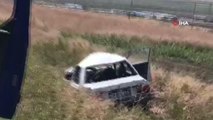 Son dakika haberleri | Kontrolden çıkan otomobilin tarlaya uçması sonucu meydana gelen trafik kazasında baba ve kızını ölüm ayırdı