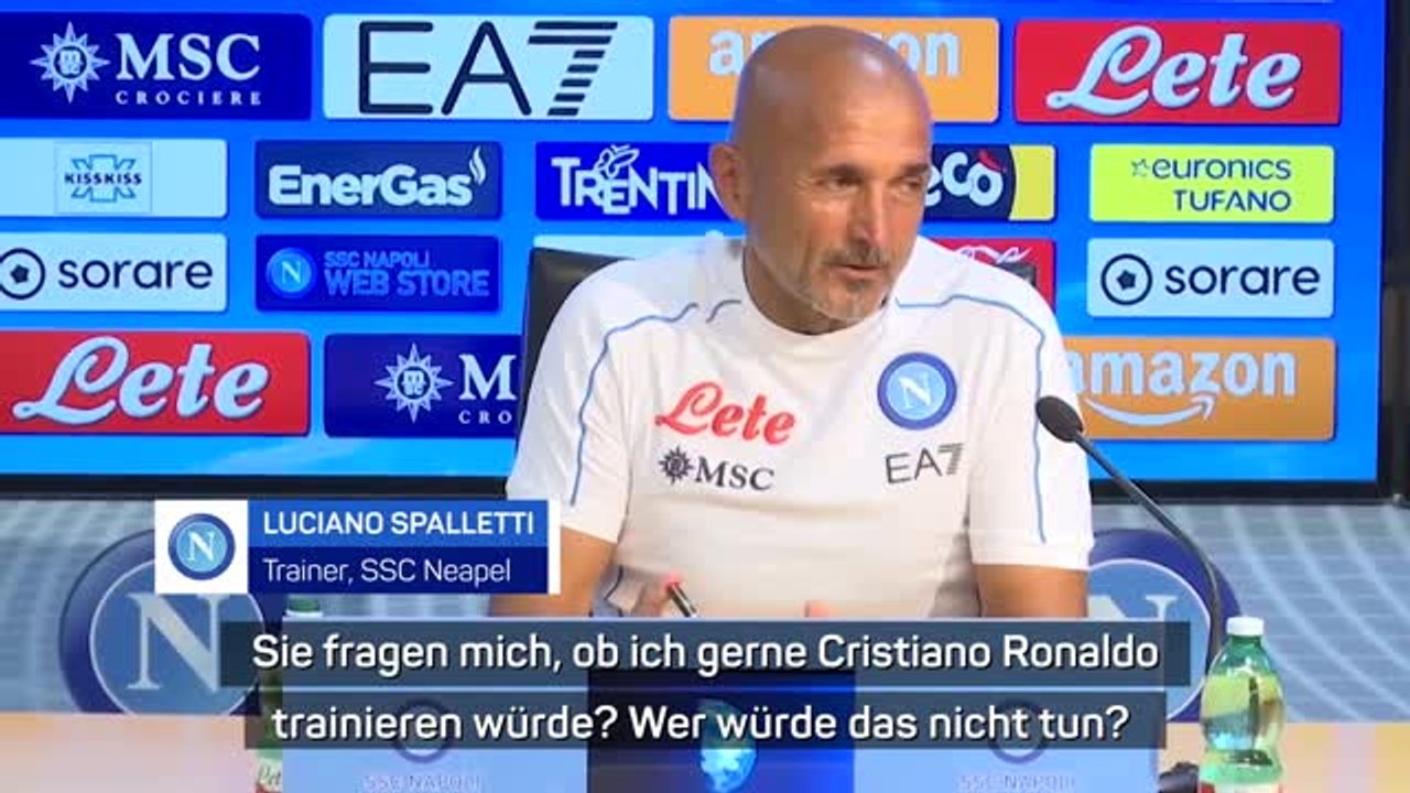 Napoli-Coach Spalletti würde gerne CR7 trainieren