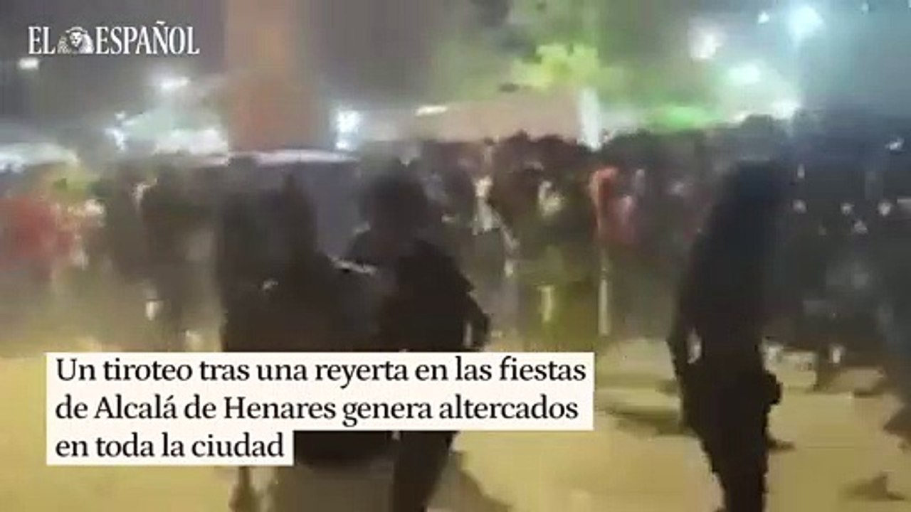 Un tiroteo tras una reyerta en las fiestas de Alcalá de Henares genera altercados en toda la ciudad