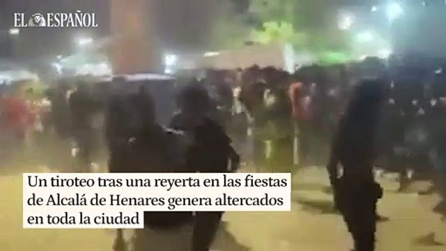 Un tiroteo tras una reyerta en las fiestas de Alcalá de Henares genera altercados en toda la ciudad