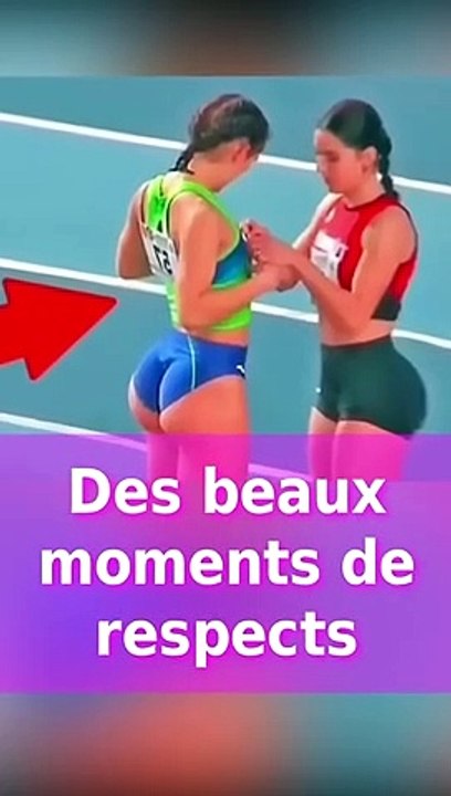 Des beaux moments de respect dans le sport émouvant #shorts