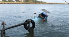 Sakarya’da ters dalga nedeniyle balıkçı teknesi battı
