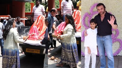 Salman Khan की बहन Arpita और भाई Sohail Khan ने उनके बिना ही घर लाए गणपति बप्पा | FilmiBeat