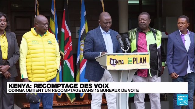 Kenya : Raila Odinga obtient un recomptage des voix dans 15 bureaux de vote