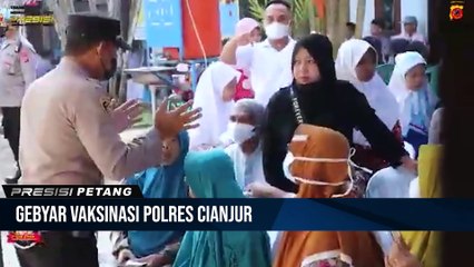 Wakapolda Jabar Tinjau Vaksinasi Covid-19 Di Kabupaten Cianjur
