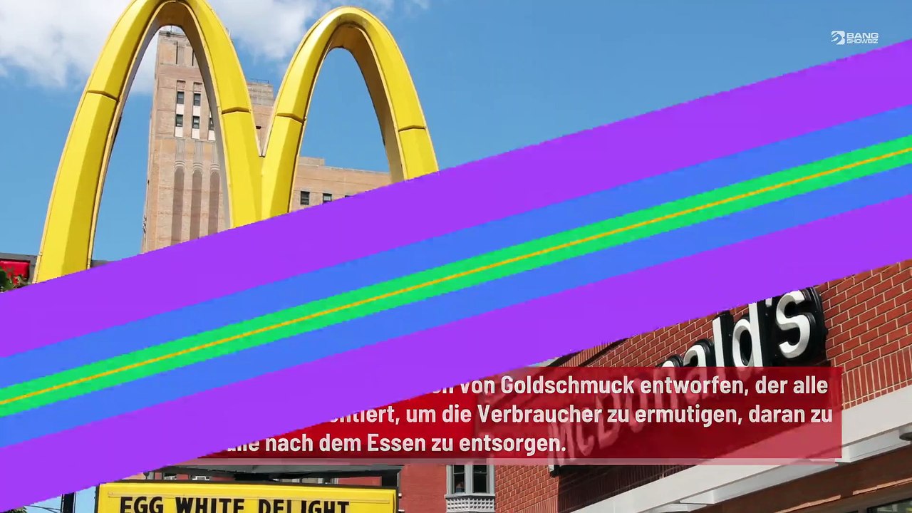 Die Niederlande: McDonald's bietet Schmuck für Kunden, die ihren Müll wegwerfen